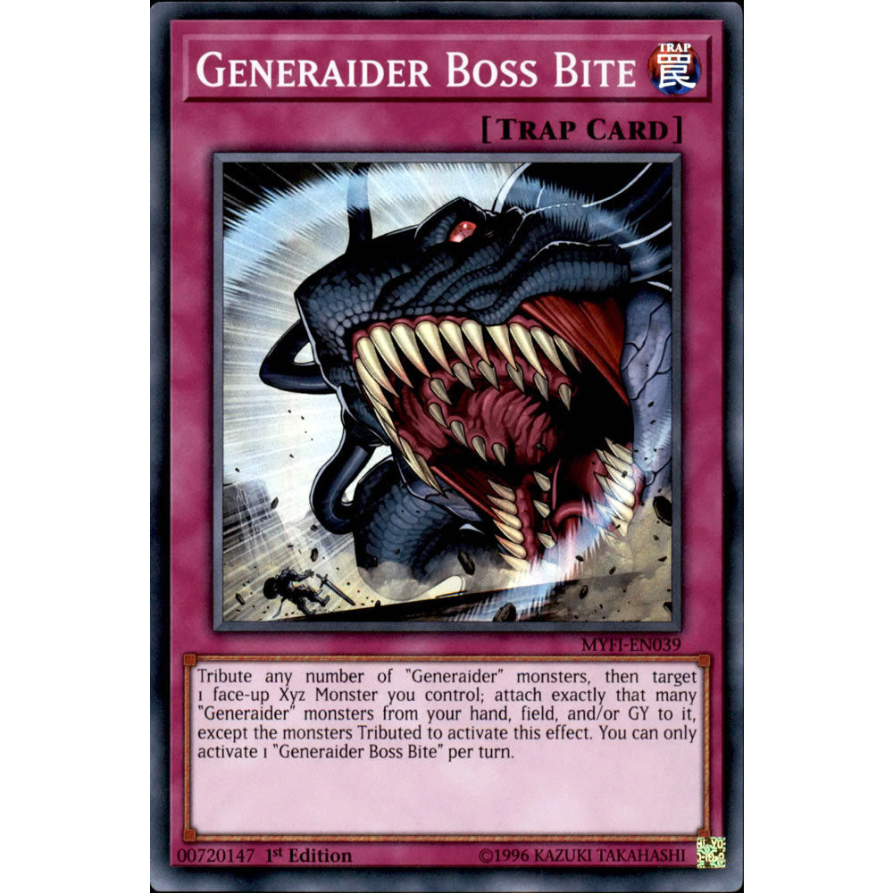 Generaider Boss Bite MYFI-EN039 Yu-Gi-Oh! Card from the Mystic Fighters Set