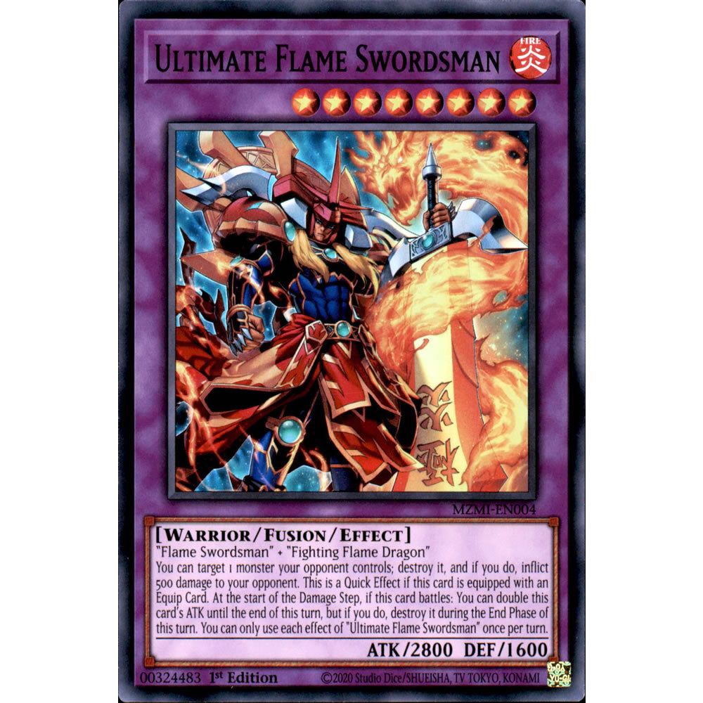 Ultimate Flame Swordsman MZMI-EN004 Yu-Gi-Oh! Card from the Maze of Millennia Set