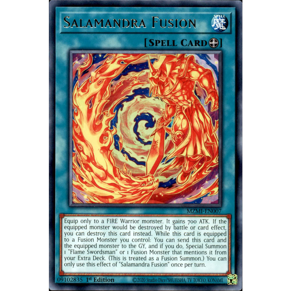 Salamandra Fusion MZMI-EN007 Yu-Gi-Oh! Card from the Maze of Millennia Set