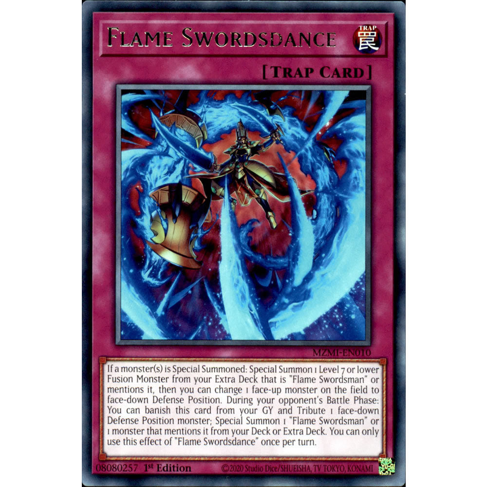 Flame Swordsdance MZMI-EN010 Yu-Gi-Oh! Card from the Maze of Millennia Set