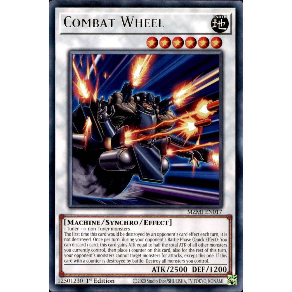 Combat Wheel MZMI-EN017 Yu-Gi-Oh! Card from the Maze of Millennia Set