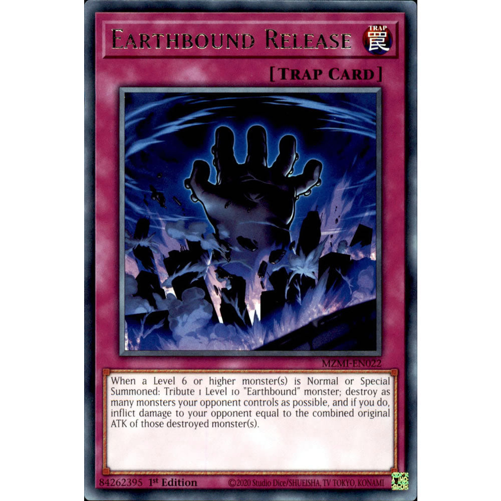 Earthbound Release MZMI-EN022 Yu-Gi-Oh! Card from the Maze of Millennia Set