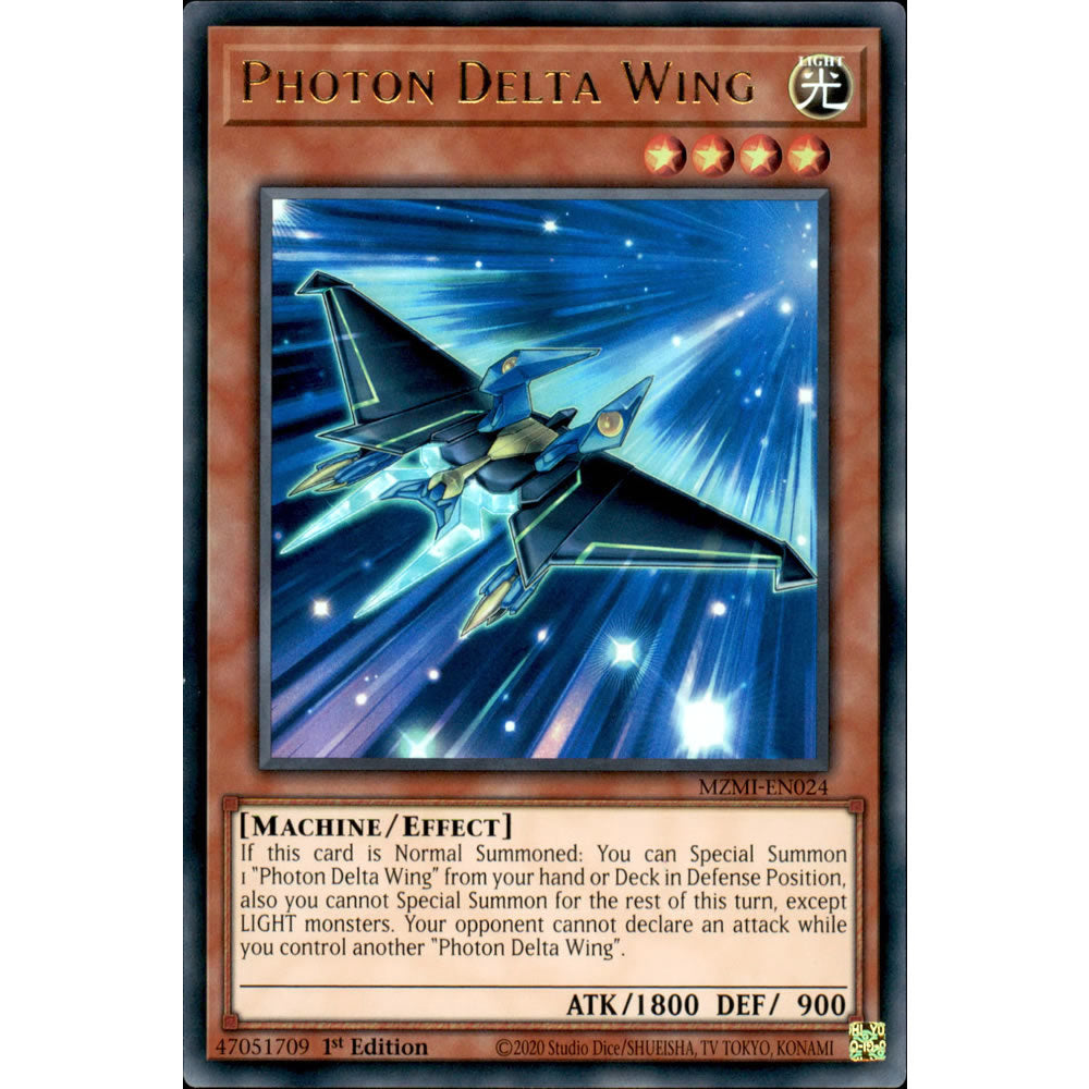 Photon Delta Wing MZMI-EN024 Yu-Gi-Oh! Card from the Maze of Millennia Set