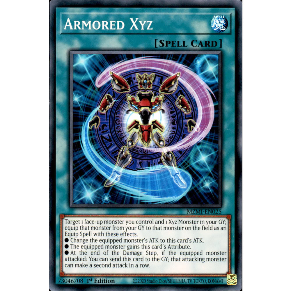 Armored Xyz MZMI-EN025 Yu-Gi-Oh! Card from the Maze of Millennia Set