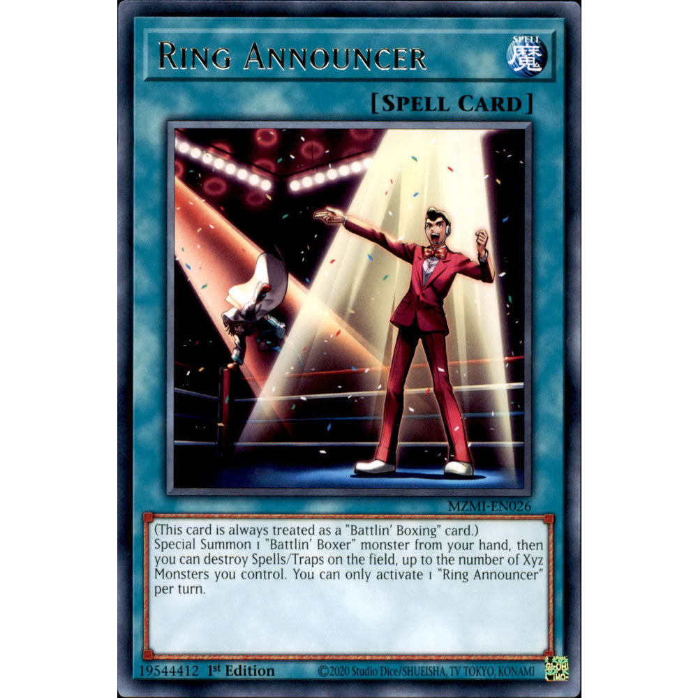 Ring Announcer MZMI-EN026 Yu-Gi-Oh! Card from the Maze of Millennia Set