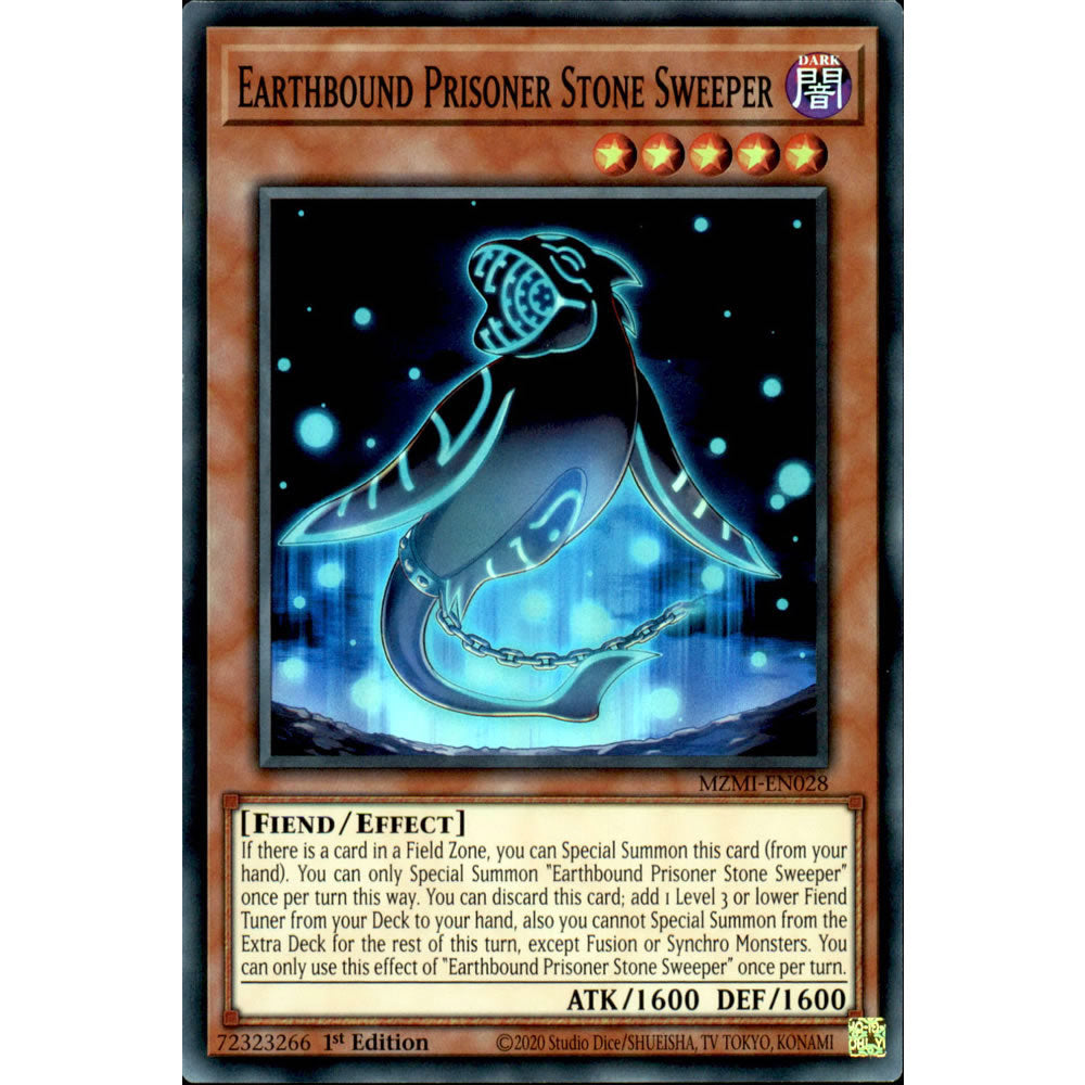 Earthbound Prisoner Stone Sweeper MZMI-EN028 Yu-Gi-Oh! Card from the Maze of Millennia Set