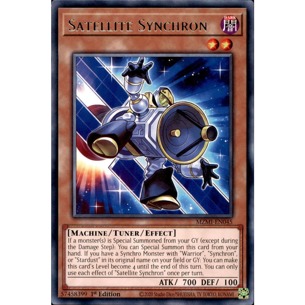 Satellite Synchron MZMI-EN045 Yu-Gi-Oh! Card from the Maze of Millennia Set