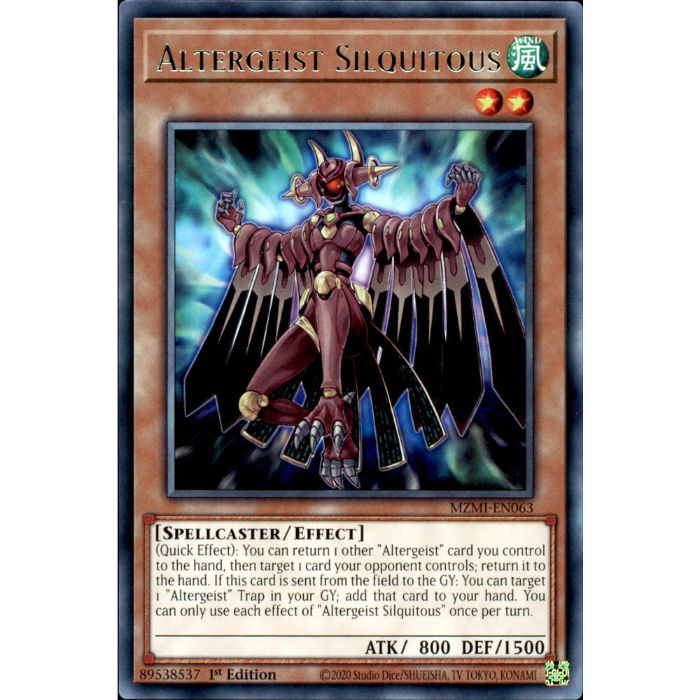 Altergeist Silquitous MZMI-EN063 Yu-Gi-Oh! Card from the Maze of Millennia Set