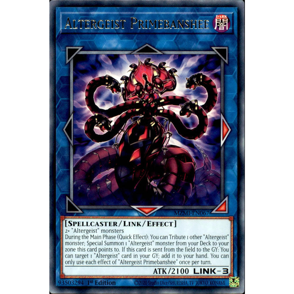 Altergeist Primebanshee MZMI-EN067 Yu-Gi-Oh! Card from the Maze of Millennia Set