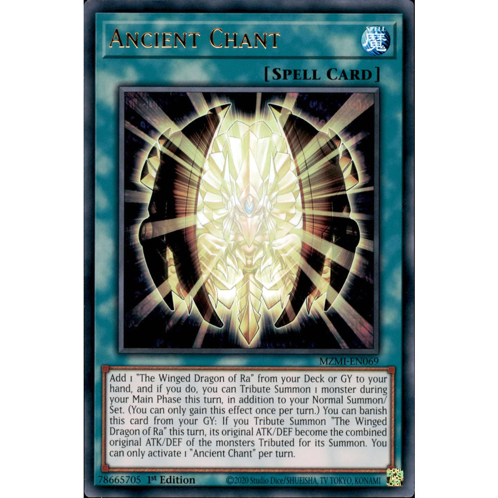 Ancient Chant MZMI-EN069 Yu-Gi-Oh! Card from the Maze of Millennia Set