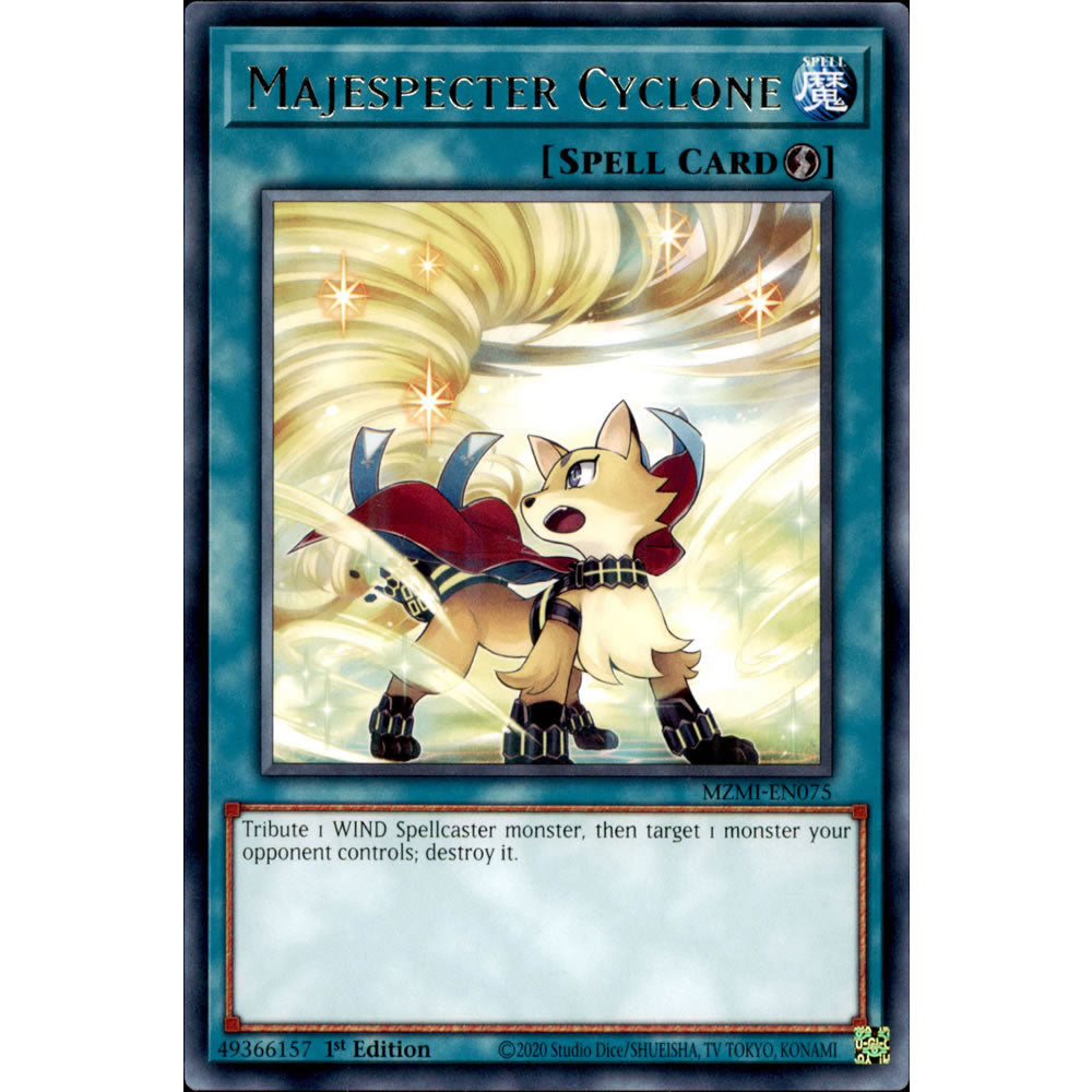 Majespecter Cyclone MZMI-EN075 Yu-Gi-Oh! Card from the Maze of Millennia Set