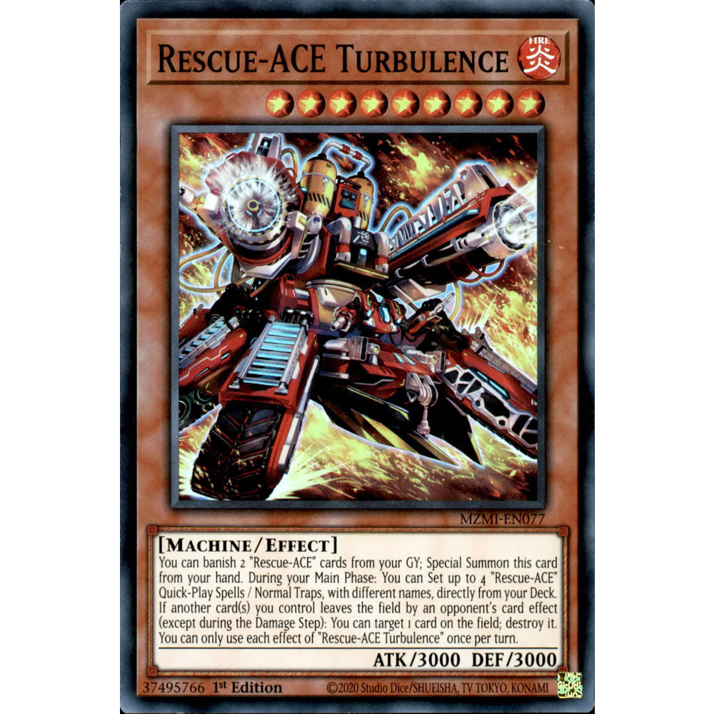 Rescue-ACE Turbulence MZMI-EN077 Yu-Gi-Oh! Card from the Maze of Millennia Set