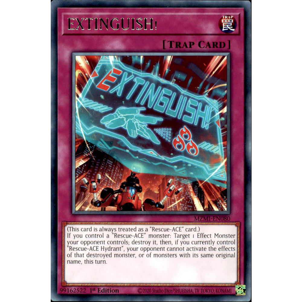 EXTINGUISH! MZMI-EN080 Yu-Gi-Oh! Card from the Maze of Millennia Set