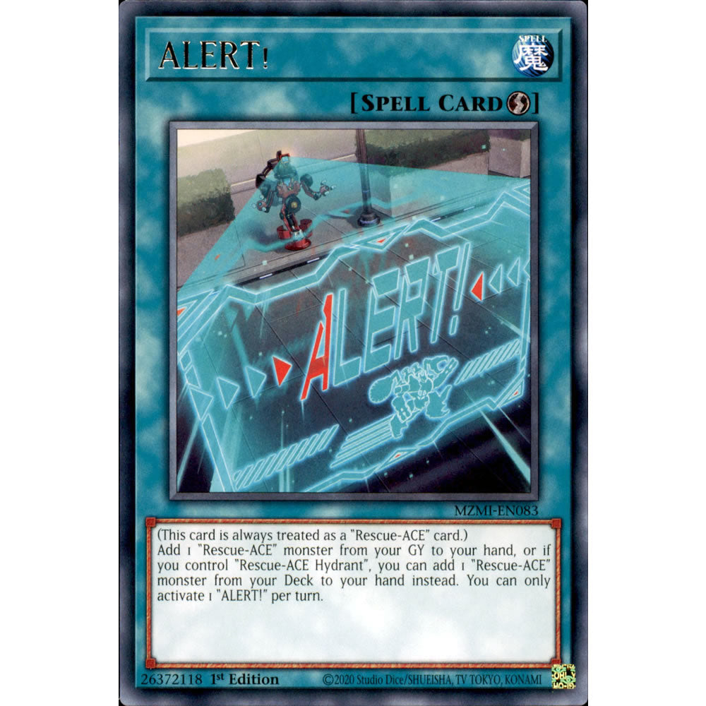 ALERT! MZMI-EN083 Yu-Gi-Oh! Card from the Maze of Millennia Set