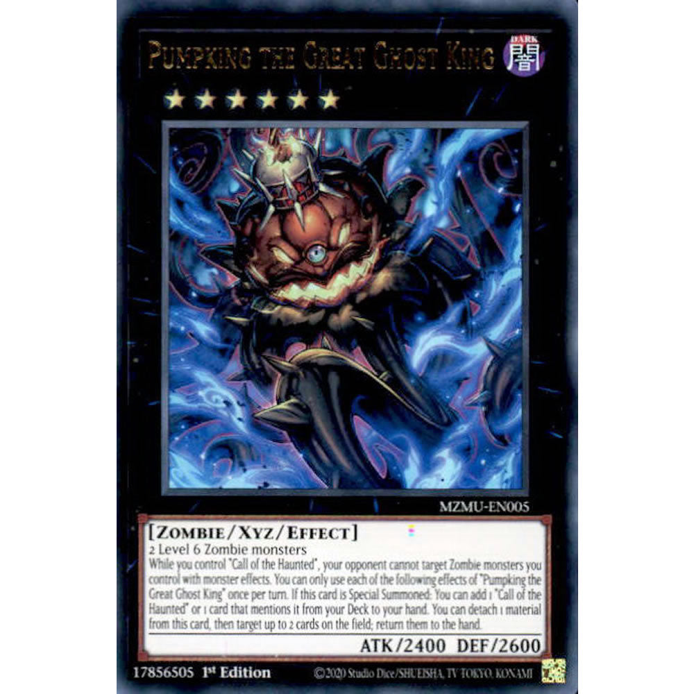 Pumpking the Great Ghost King MZMU-EN005 Yu-Gi-Oh! Card from the Maze of Muertos Set
