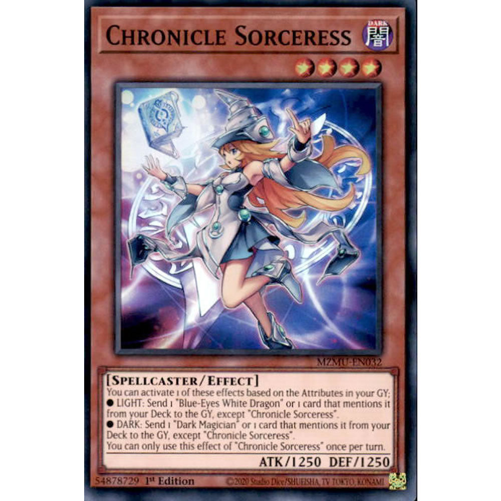Chronicle Sorceress MZMU-EN032 Yu-Gi-Oh! Card from the Maze of Muertos Set