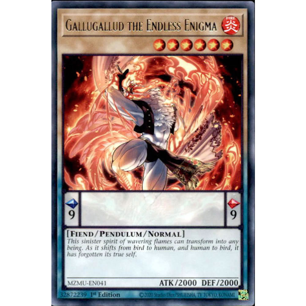 Gallugallud the Endless Enigma MZMU-EN041 Yu-Gi-Oh! Card from the Maze of Muertos Set