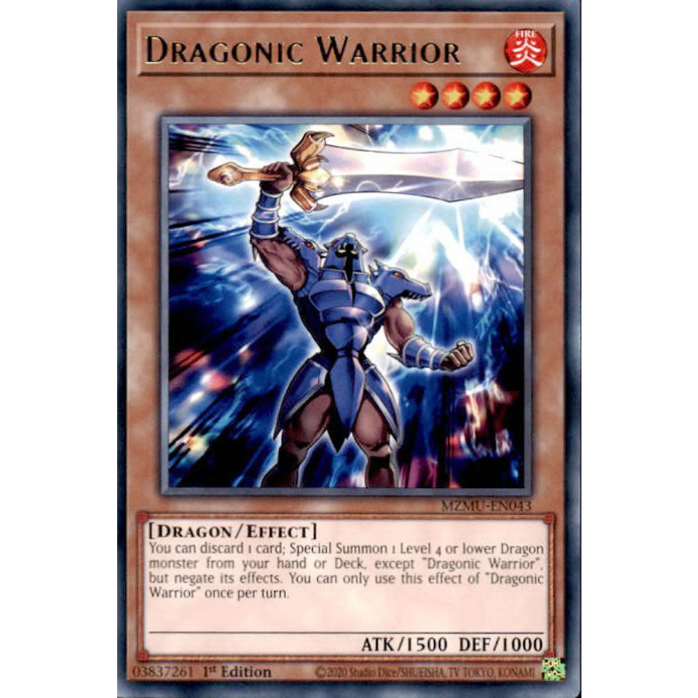 Dragonic Warrior MZMU-EN043 Yu-Gi-Oh! Card from the Maze of Muertos Set