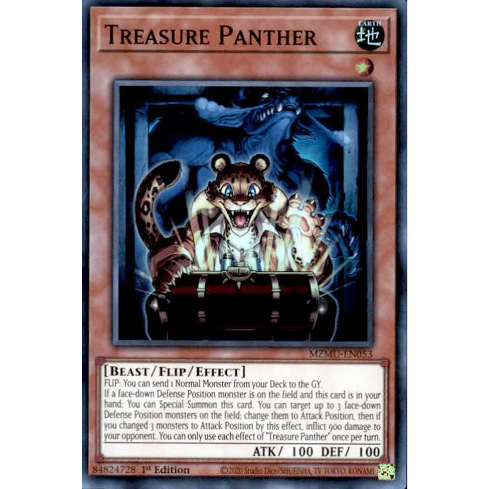Treasure Panther MZMU-EN053 Yu-Gi-Oh! Card from the Maze of Muertos Set