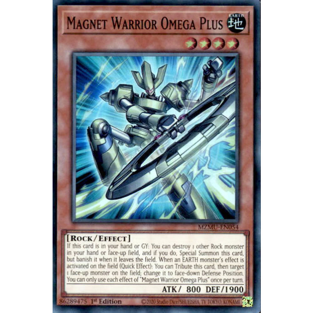 Magnet Warrior Omega Plus MZMU-EN054 Yu-Gi-Oh! Card from the Maze of Muertos Set