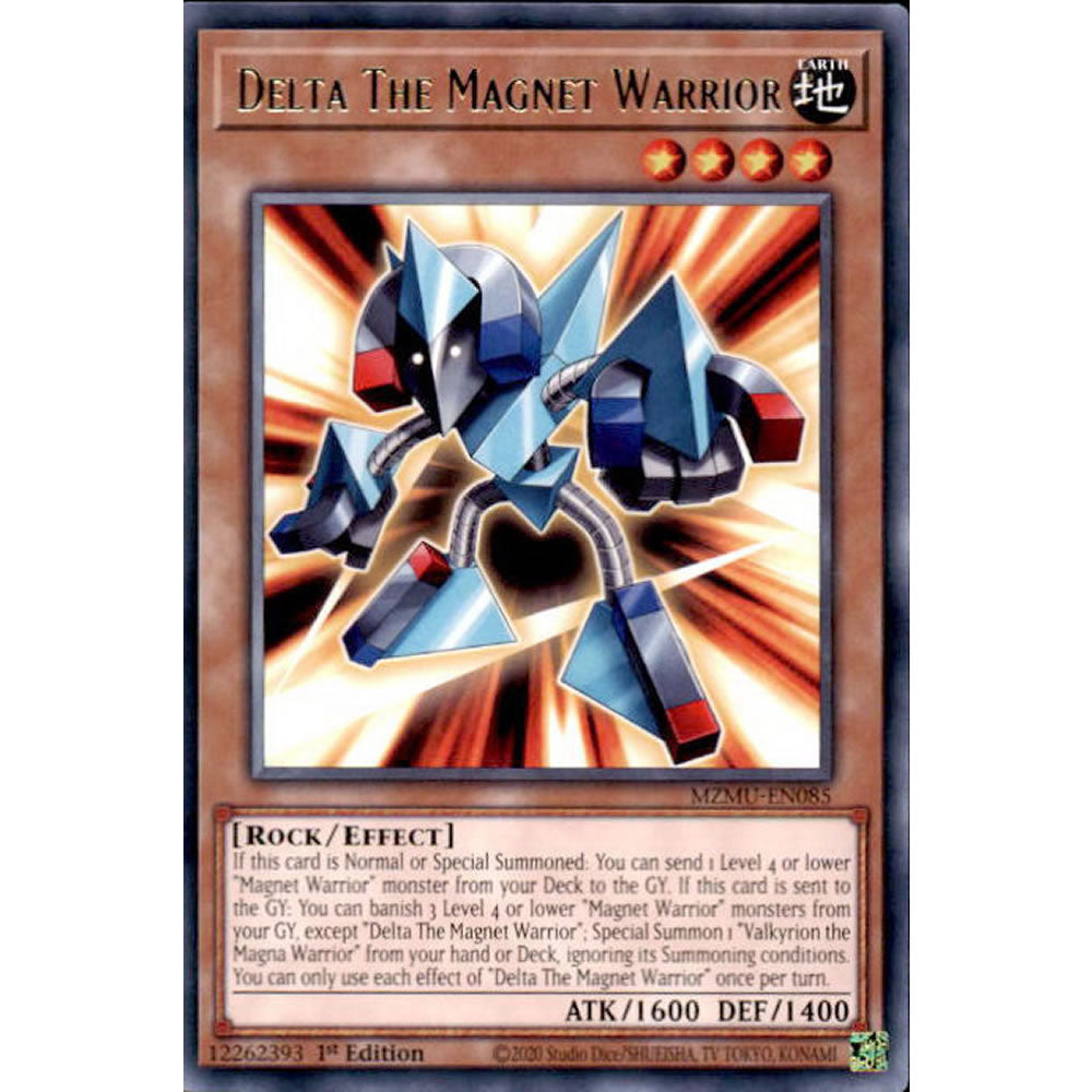 Delta The Magnet Warrior MZMU-EN085 Yu-Gi-Oh! Card from the Maze of Muertos Set