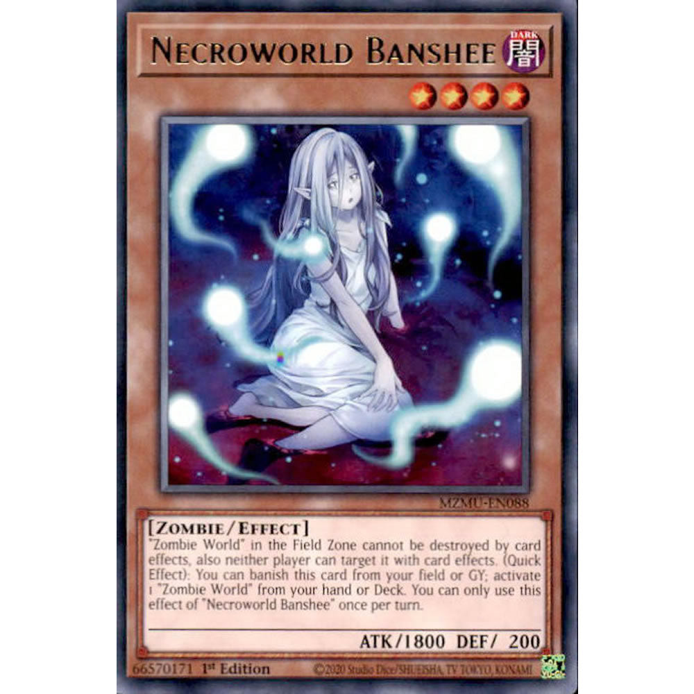 Necroworld Banshee MZMU-EN088 Yu-Gi-Oh! Card from the Maze of Muertos Set