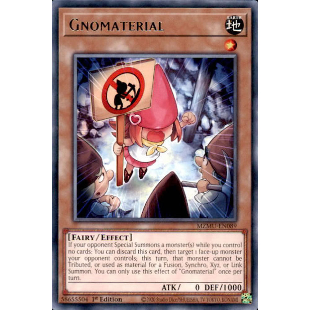 Gnomaterial MZMU-EN089 Yu-Gi-Oh! Card from the Maze of Muertos Set