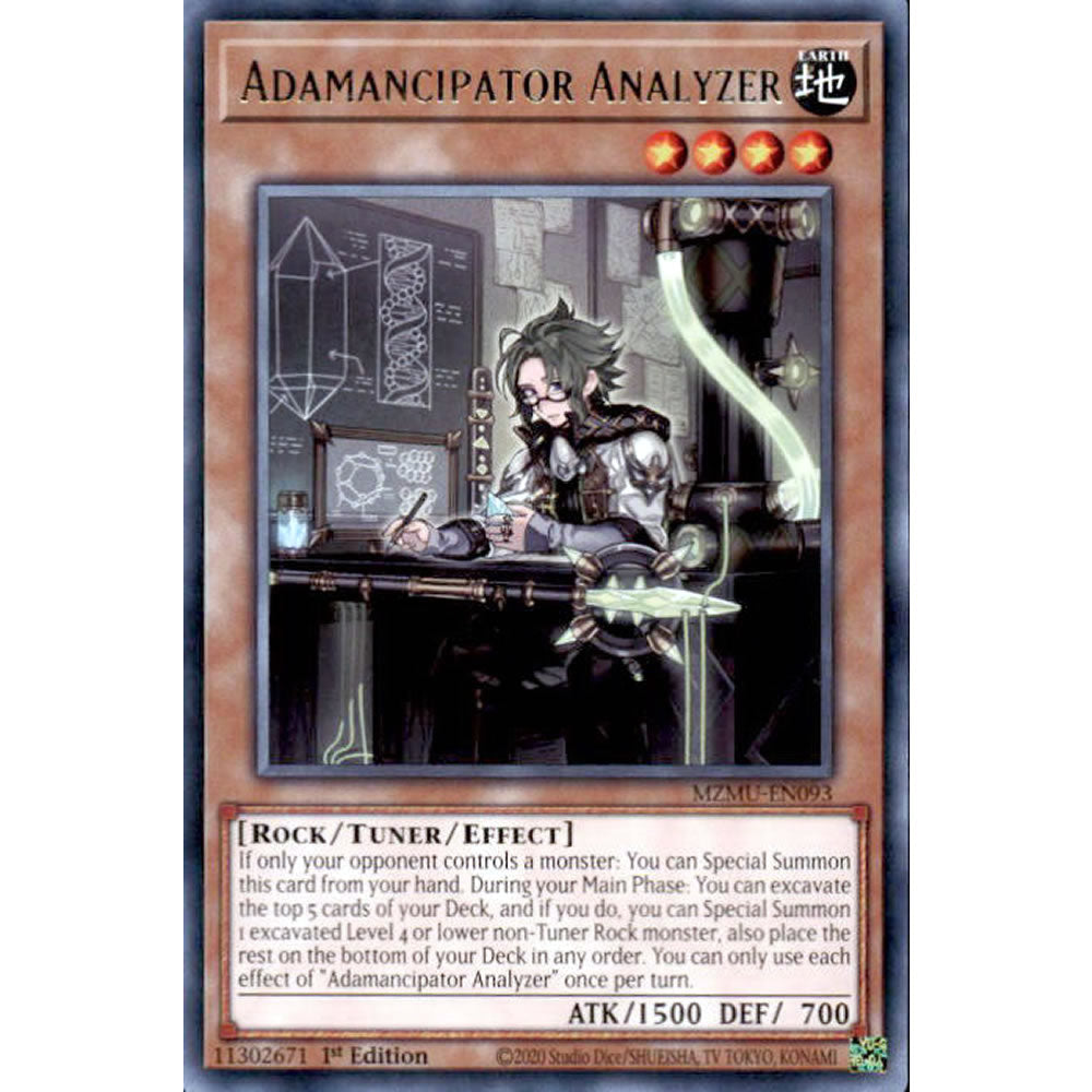 Adamancipator Analyzer MZMU-EN093 Yu-Gi-Oh! Card from the Maze of Muertos Set