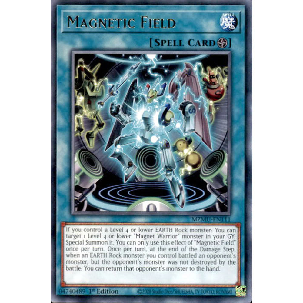 Magnetic Field MZMU-EN111 Yu-Gi-Oh! Card from the Maze of Muertos Set