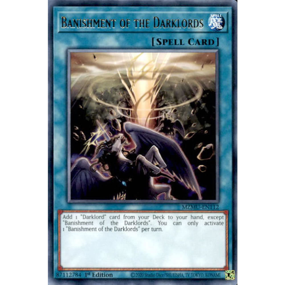 Banishment of the Darklords MZMU-EN112 Yu-Gi-Oh! Card from the Maze of Muertos Set