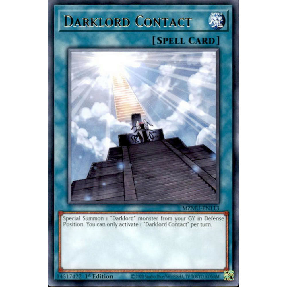 Darklord Contact MZMU-EN113 Yu-Gi-Oh! Card from the Maze of Muertos Set