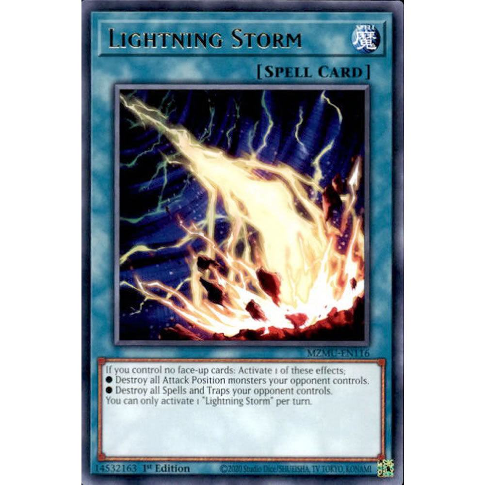 Lightning Storm MZMU-EN116 Yu-Gi-Oh! Card from the Maze of Muertos Set