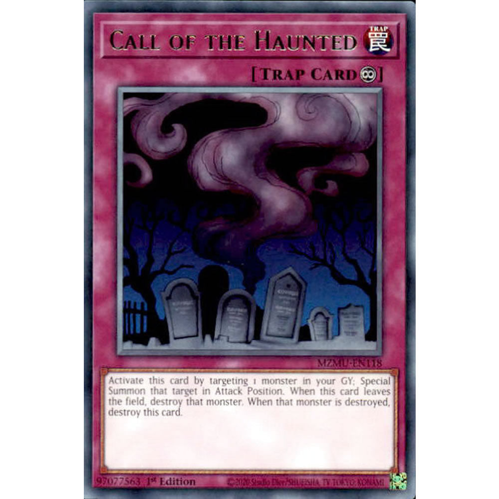 Call of the Haunted MZMU-EN118 Yu-Gi-Oh! Card from the Maze of Muertos Set