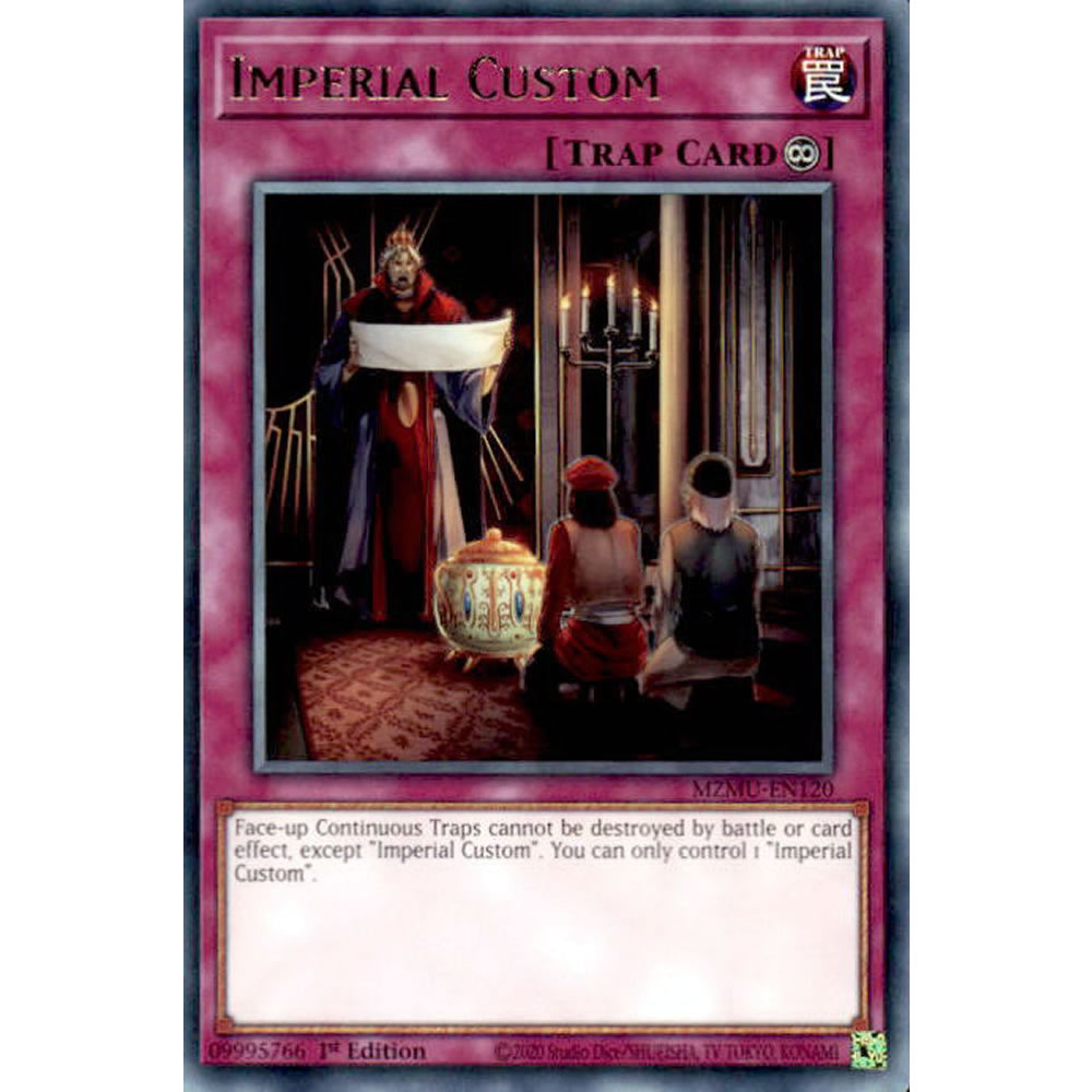 Imperial Custom MZMU-EN120 Yu-Gi-Oh! Card from the Maze of Muertos Set