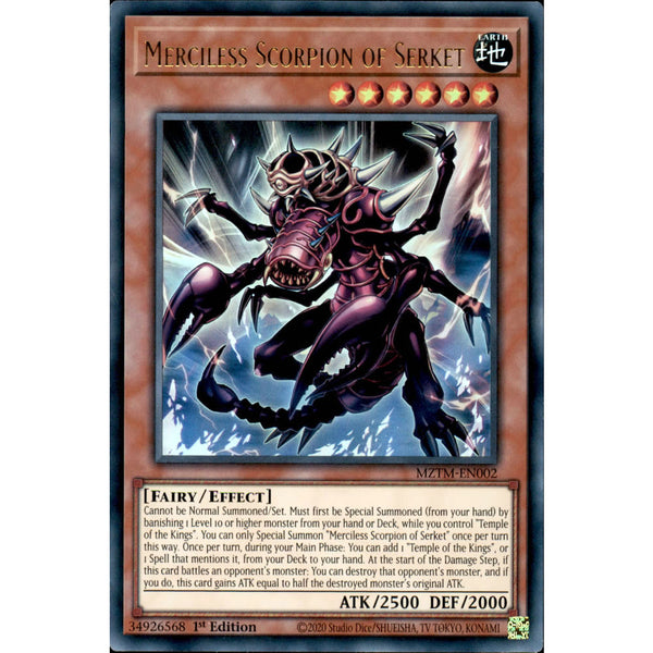 Divine Scorpion Beast Of Serket Super Rare Yugioh | Meses sin interés