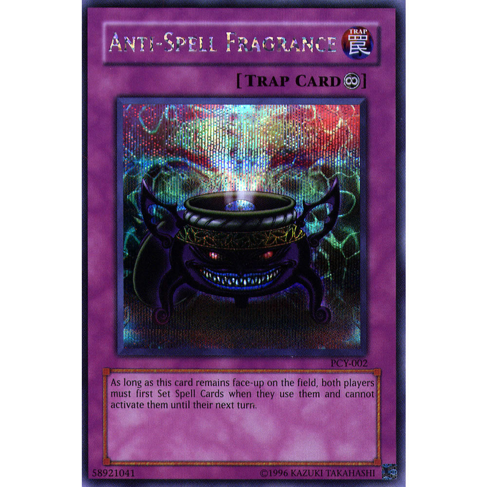 Anti-Spell Fragrance PCY-002 Yu-Gi-Oh! Card from the Yugi the Destiny Promo Set