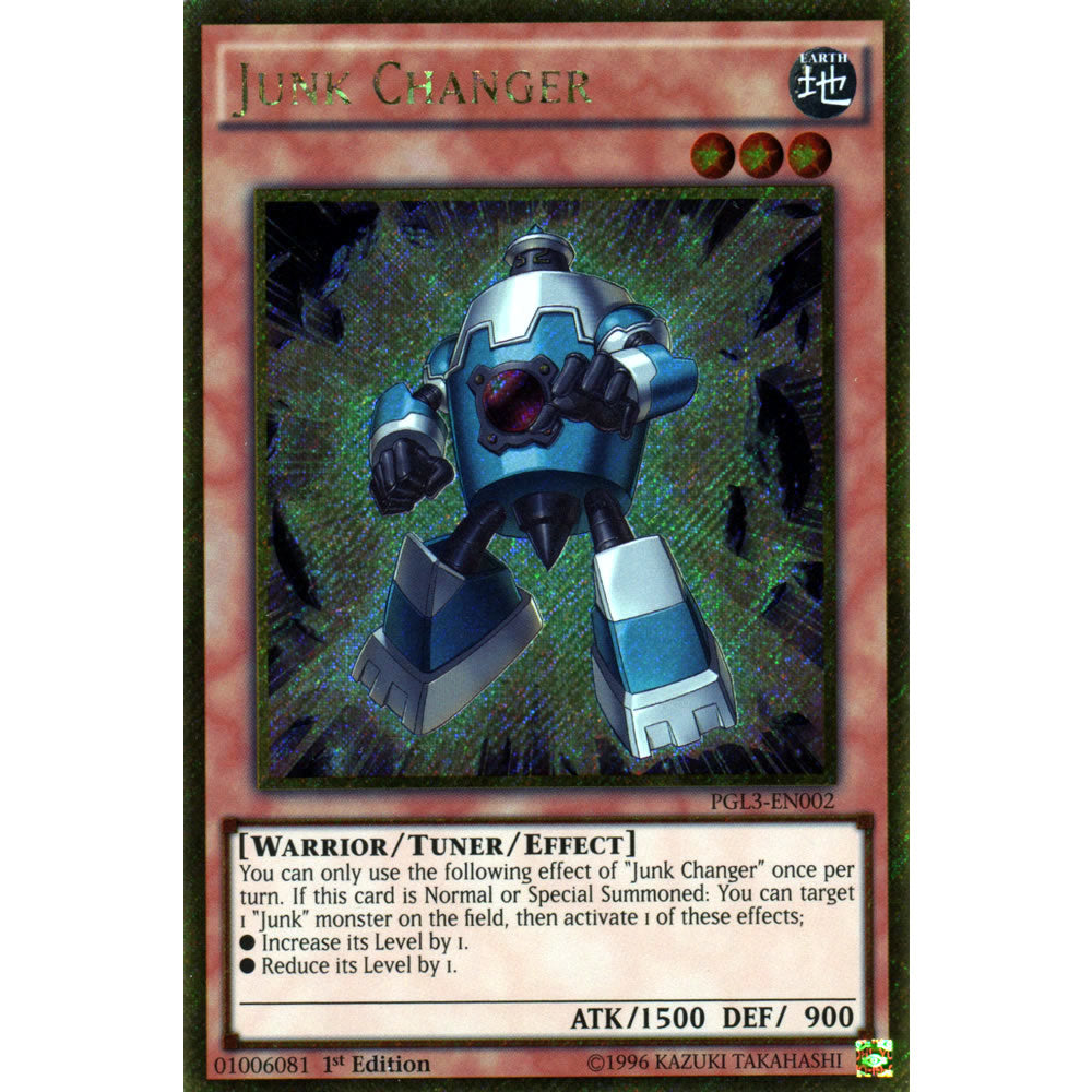 Junk Changer PGL3-EN002 Yu-Gi-Oh! Card from the Premium Gold: Infinite Gold Set