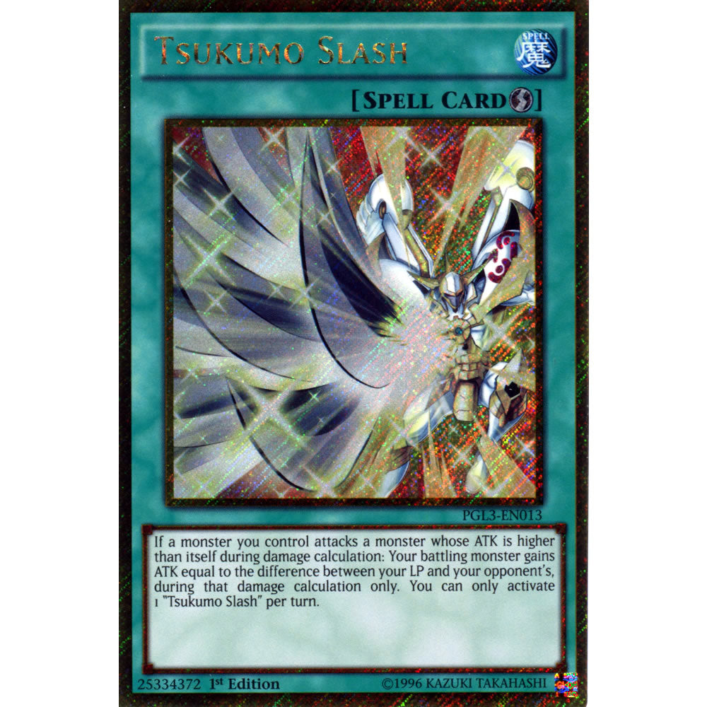 Tsukumo Slash PGL3-EN013 Yu-Gi-Oh! Card from the Premium Gold: Infinite Gold Set