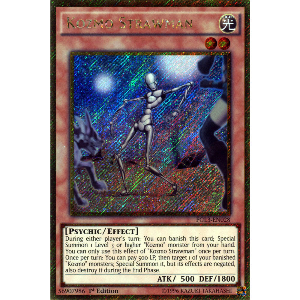 Kozmo Strawman PGL3-EN028 Yu-Gi-Oh! Card from the Premium Gold: Infinite Gold Set