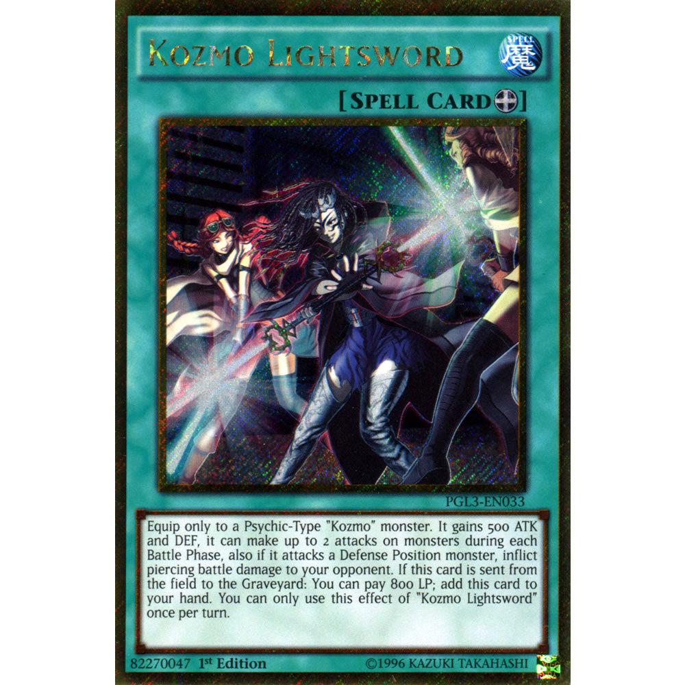 Kozmo Lightsword PGL3-EN033 Yu-Gi-Oh! Card from the Premium Gold: Infinite Gold Set