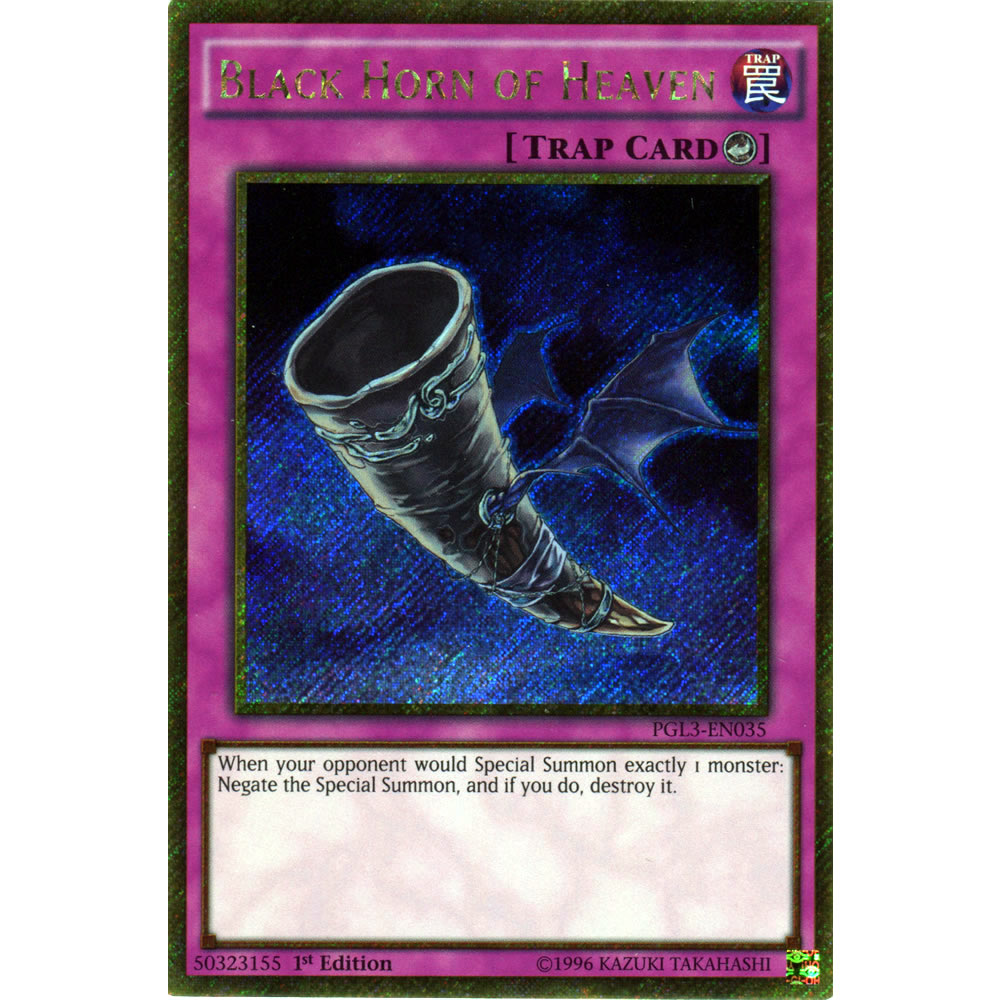 Black Horn of Heaven PGL3-EN035 Yu-Gi-Oh! Card from the Premium Gold: Infinite Gold Set