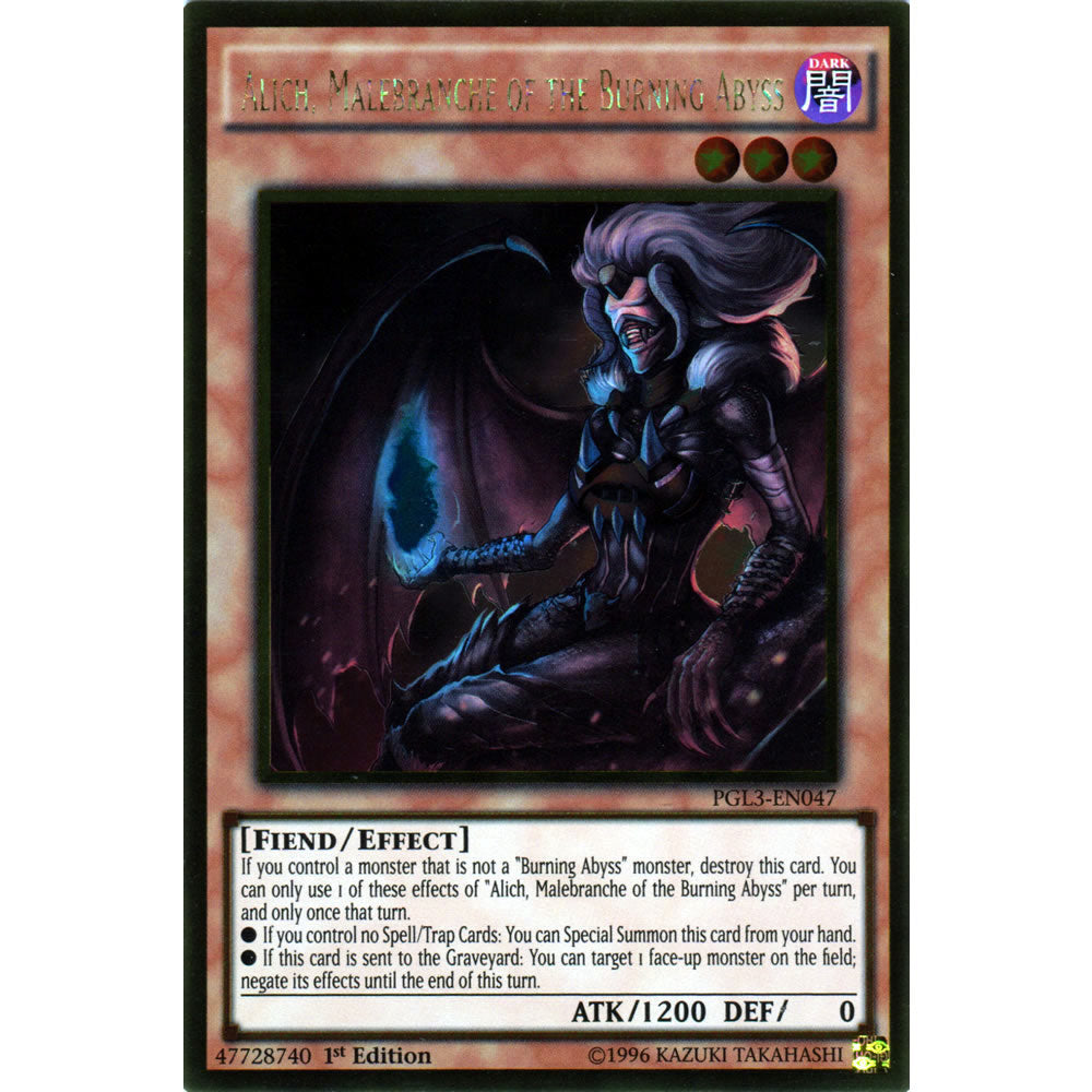 Alich, Malebranche of the Burning Abyss PGL3-EN047 Yu-Gi-Oh! Card from the Premium Gold: Infinite Gold Set