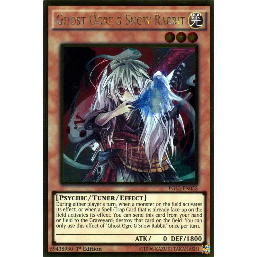 Ghost Ogre & Snow Rabbit PGL3-EN052 Yu-Gi-Oh! Card from the Premium Gold: Infinite Gold Set