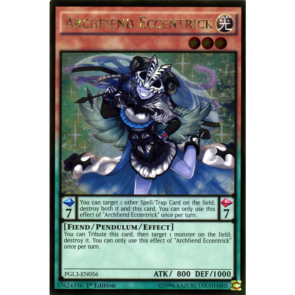 Archfiend Eccentrick PGL3-EN056 Yu-Gi-Oh! Card from the Premium Gold: Infinite Gold Set