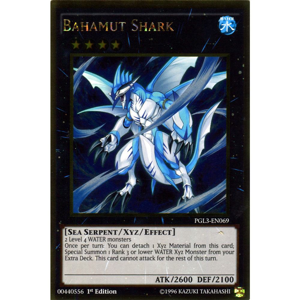 Bahamut Shark PGL3-EN069 Yu-Gi-Oh! Card from the Premium Gold: Infinite Gold Set