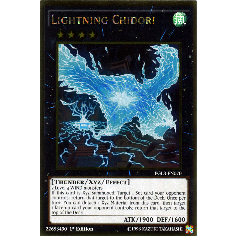 Lightning Chidori PGL3-EN070 Yu-Gi-Oh! Card from the Premium Gold: Infinite Gold Set