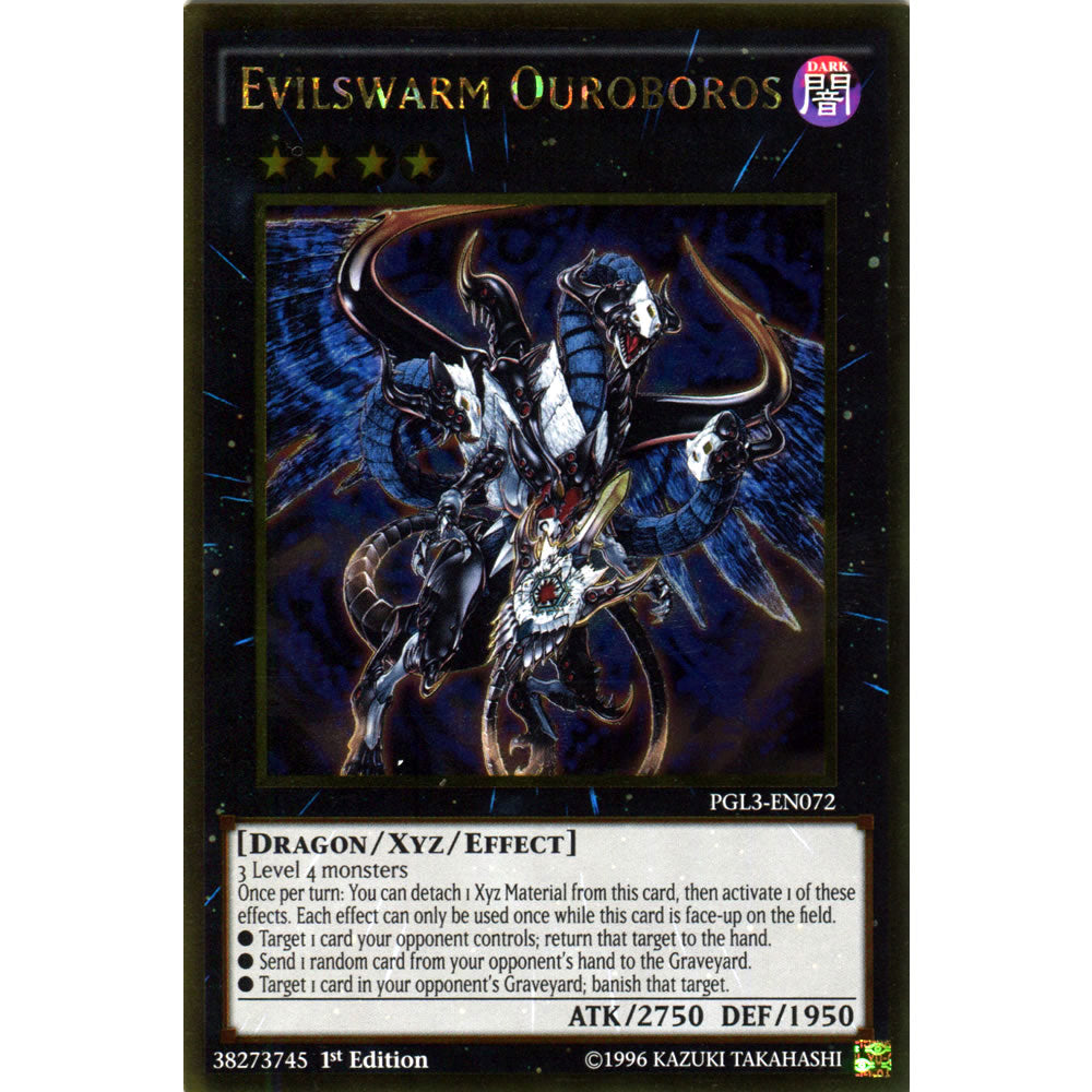Evilswarm Ouroboros PGL3-EN072 Yu-Gi-Oh! Card from the Premium Gold: Infinite Gold Set