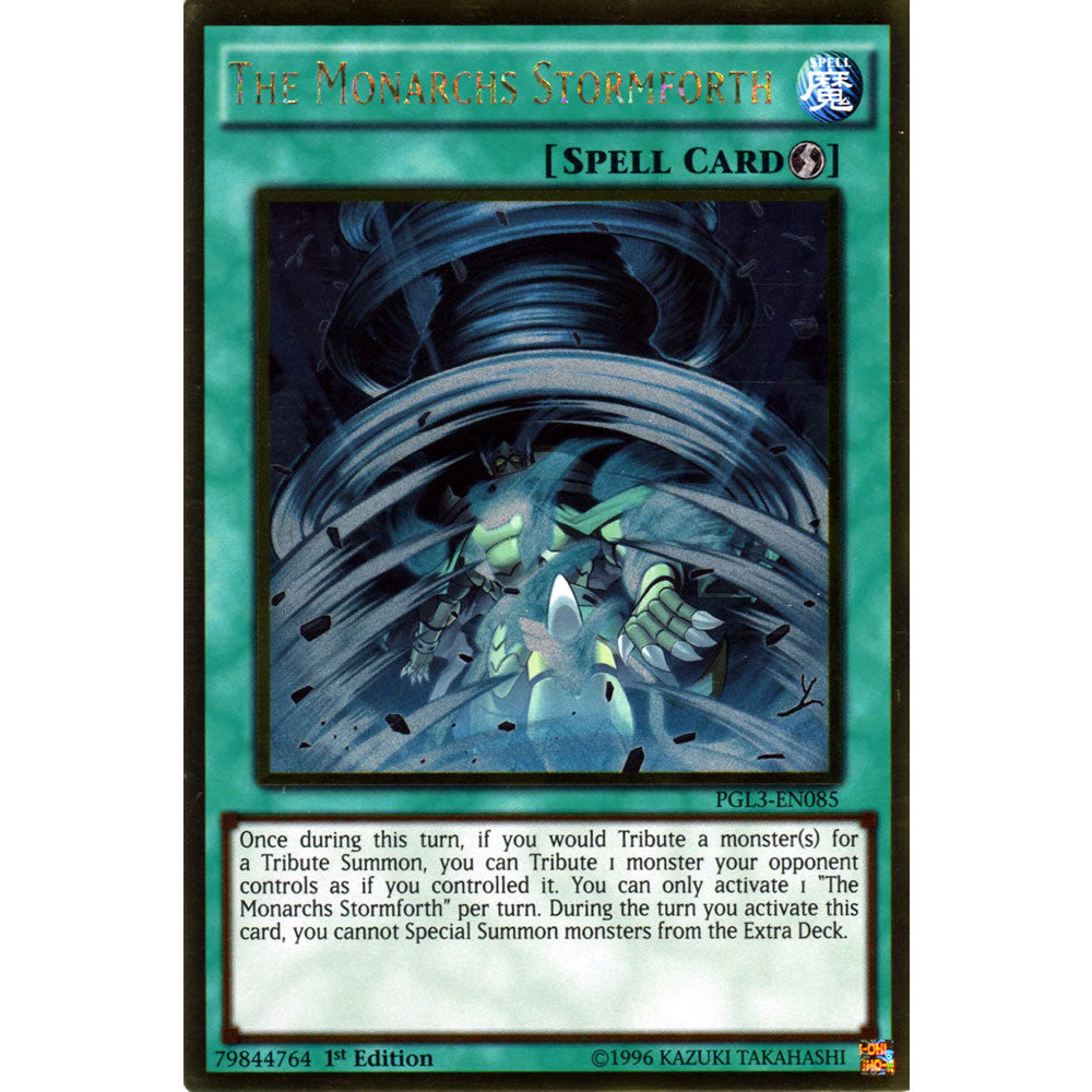 The Monarchs Stormforth PGL3-EN085 Yu-Gi-Oh! Card from the Premium Gold: Infinite Gold Set