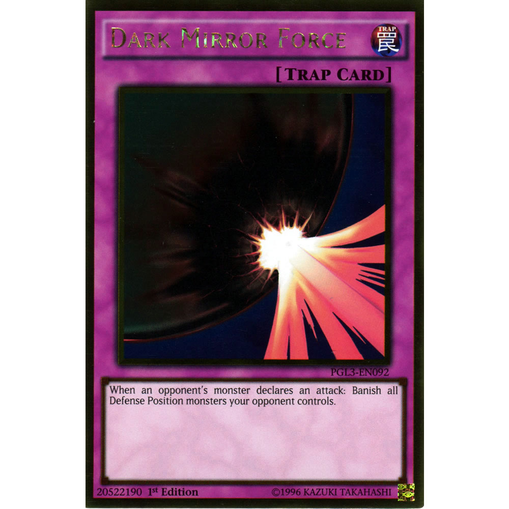 Dark Mirror Force PGL3-EN092 Yu-Gi-Oh! Card from the Premium Gold: Infinite Gold Set