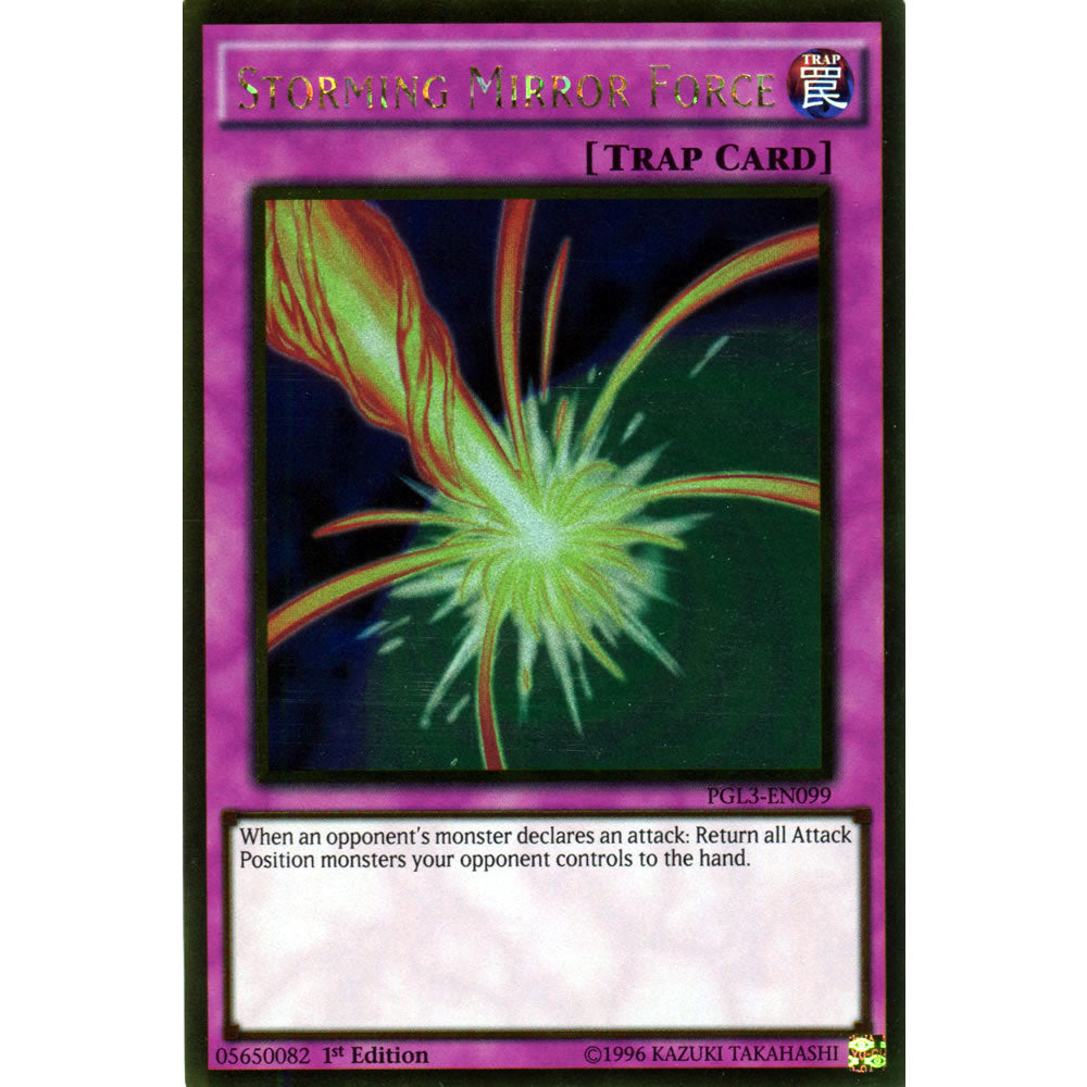 Storming Mirror Force PGL3-EN099 Yu-Gi-Oh! Card from the Premium Gold: Infinite Gold Set